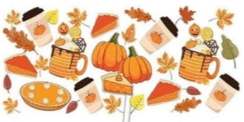 Fall Everything- UV DTF 16oz Libbey Cup Wrap