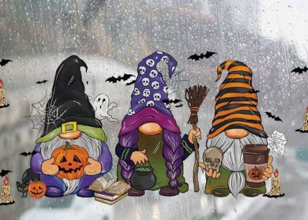 Fall Gnomes- UV DTF 16oz Libbey Cup Wrap