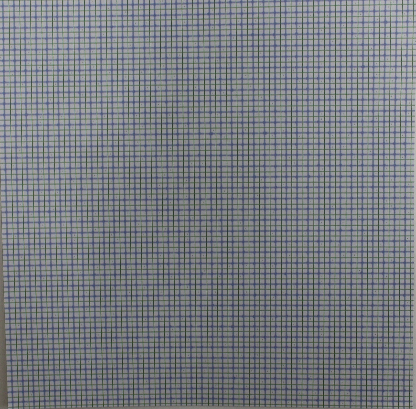 Daisy D's - Periwinkle Plaid - 12x12 Paper