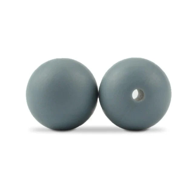 Silicone Bead - 12mm Round- Pricing is per bead