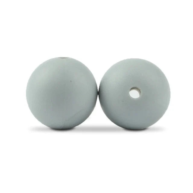 Silicone Bead - 12mm Round- Pricing is per bead