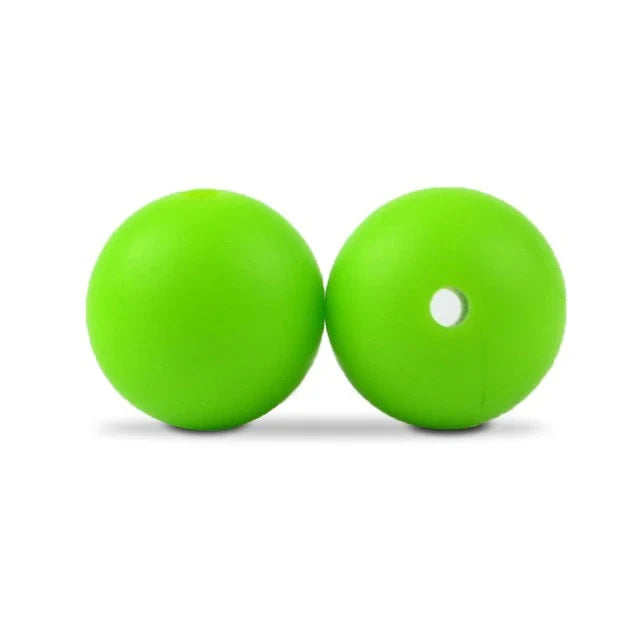 Silicone Bead - 12mm Round- Pricing is per bead