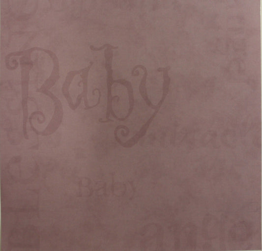 Daisy D's - Taylor Collection - Baby- 12x12 Decorative Paper- Pink
