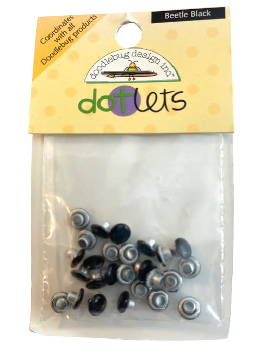 Doodlebug Designs - Dotlets - Beetle Black