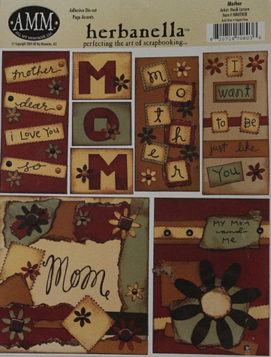 All My Memories - Cardstock Stickers- Mom