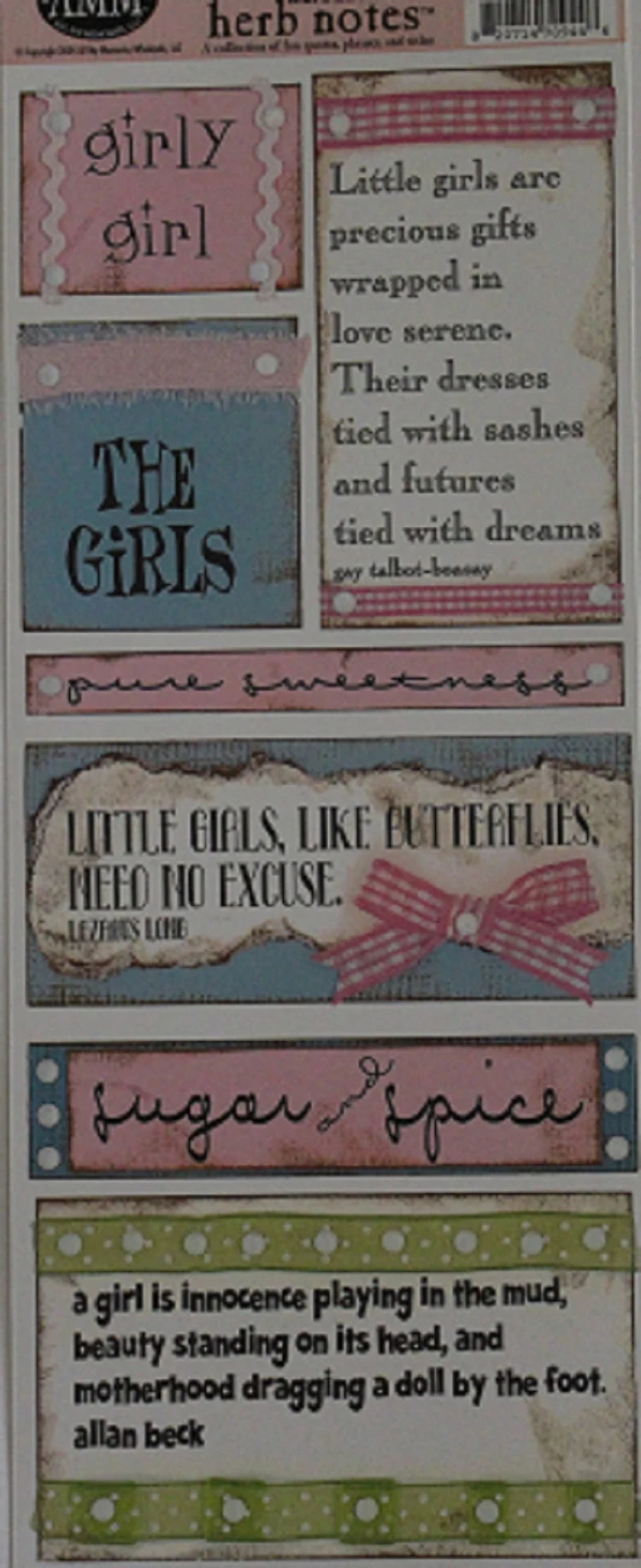 All My Memories - Cardstock Stickers- Girls