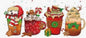 Christmas Coffee 1 - UV DTF 16oz Libbey Cup Wrap