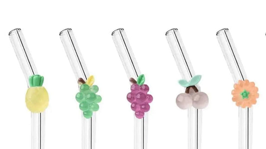 Glass Straw - Fruits