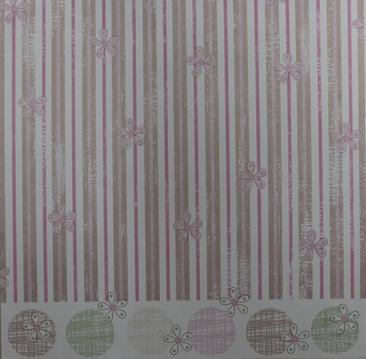 Carolee's Creations -Girly Border - 12x12 Paper