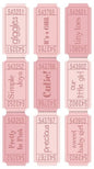 Sticko -EK Success - Ticket Stickers - Baby Girl