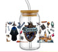 Wizard House Ravenclaw- UV DTF 16oz Libbey Cup Wrap