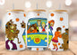Scooby and Friends UV DTF 16oz Libbey Cup Wrap