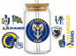 Football Team Los Angeles - UV DTF 16oz Libbey Cup Wrap