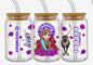 Princess- Anna- UV DTF 16oz Libbey Cup Wrap