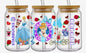 Princess- Cinderella- UV DTF 16oz Libbey Cup Wrap