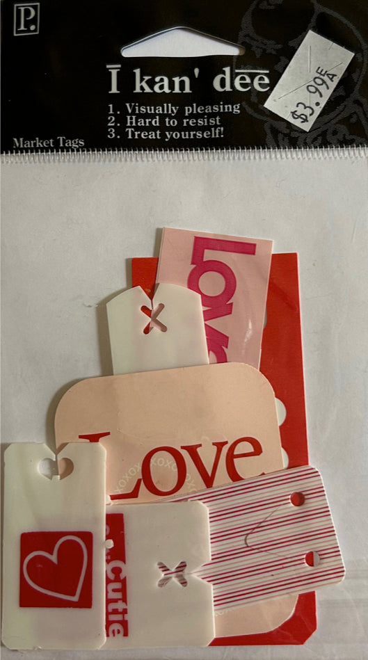Pebbles Inc - I Kan-dee - Love Market Tags