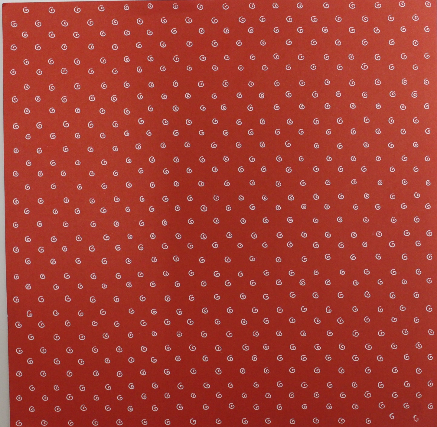 Daisy D's - Mini Swirl - Red - 12x12 Paper
