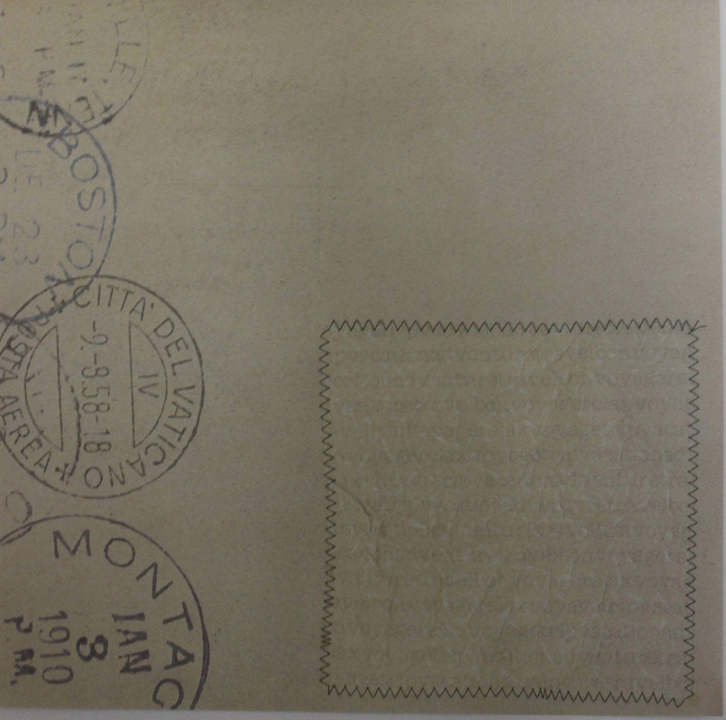 Me & My Big Ideas - Postage Stamp- - 12x12 Paper