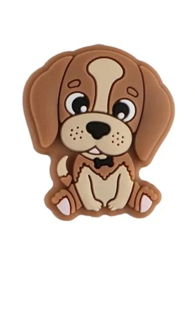 Silicone Bead - Focal Bead - Puppy