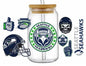 Football Team Seattle - UV DTF 16oz Libbey Cup Wrap
