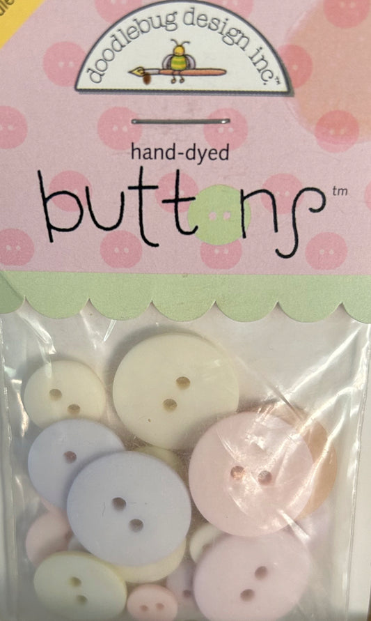 Doodlebug Designs Buttons- Shabby Chick Assortment