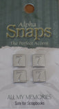 All My  Memories - Alpha Snaps - Numbers