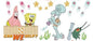 Sponge and Friends- UV DTF 16oz Libbey Cup Wrap