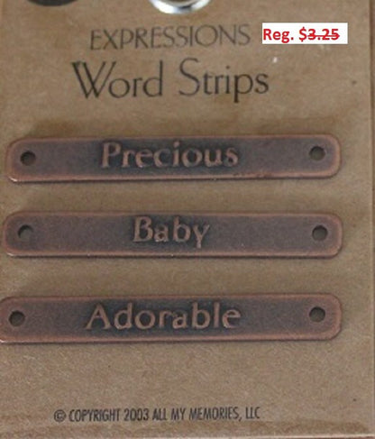 All My Memories - Expressions - Word Strips