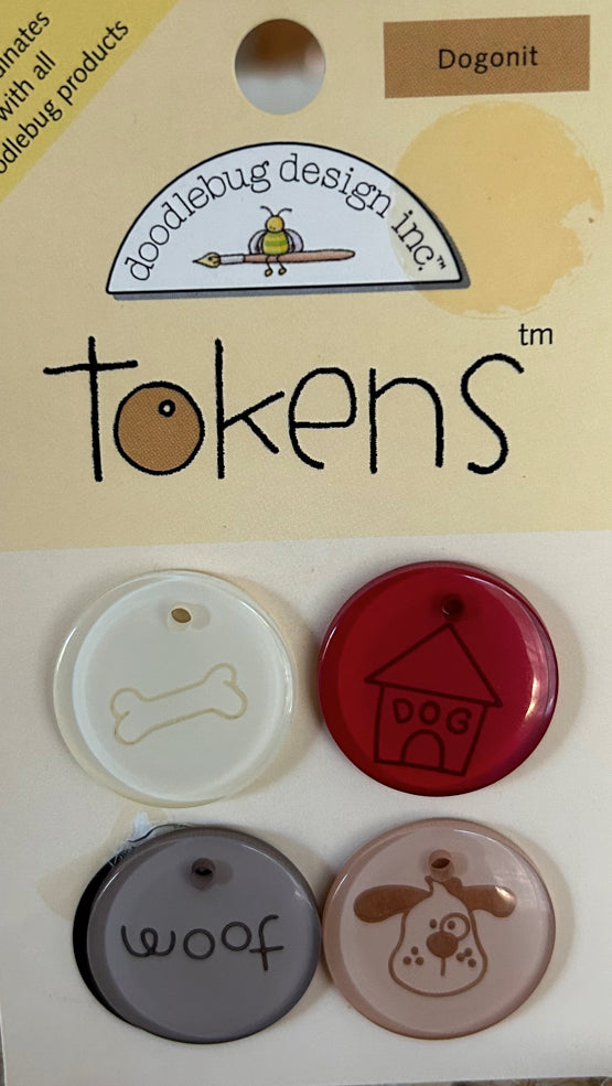 Doodlebug Designs - Tokens - Dogonit