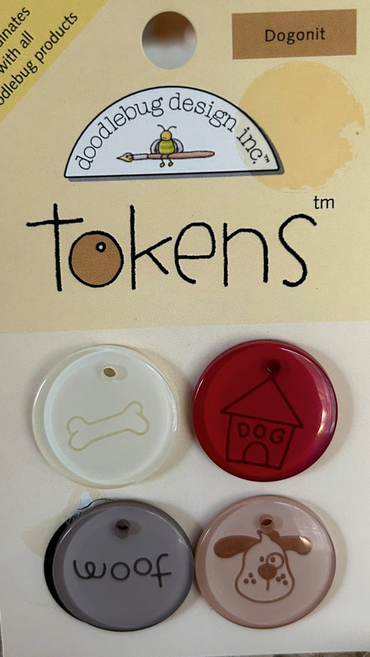 Doodlebug Designs - Tokens - Dogonit