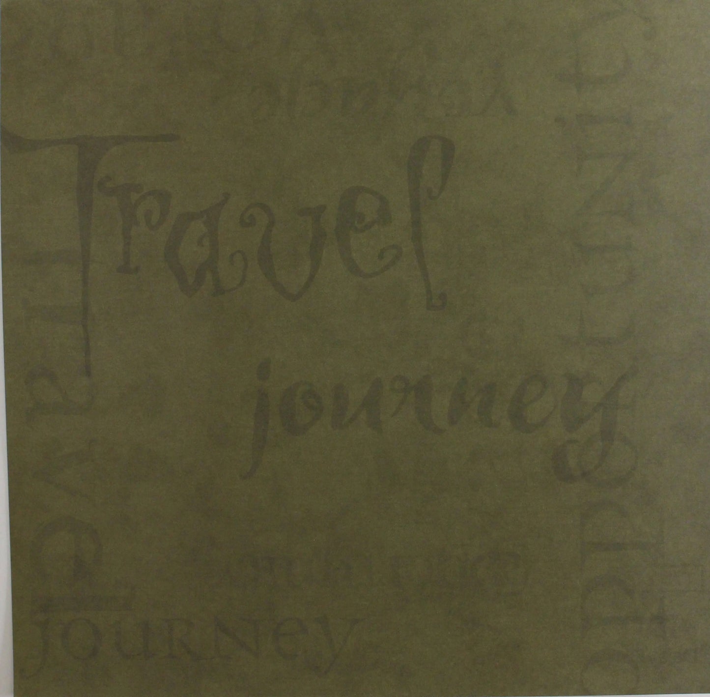 Daisy D's - Taylor Collection - Travel- Journey 12x12 Decorative Paper- Green