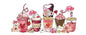 Valentine Coffee Gnomes  - UV DTF 16oz Libbey Cup Wrap