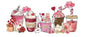 Valentine Latte  - UV DTF 16oz Libbey Cup Wrap