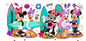 Surf Minnie & Daisy Duck  UV DTF 16oz Libbey Cup Wrap